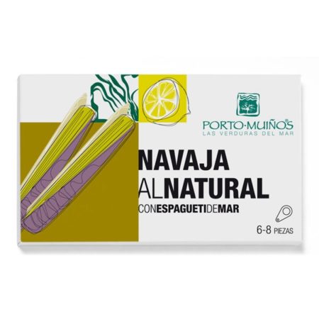 Razor natural sea with spaghetti 90gr – Porto Mills